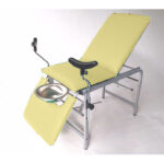 Letto ginecolog 2 snodi 3 sez.panna c/vaschetta e reggicosce port.150 kg