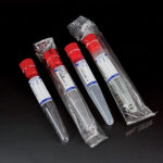 Provette coniche da 10 ml sterili CE - in PP, 16 x 100 con tappo ed etichetta - confezione singola - 1000PZ