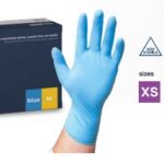 easyCARE nitrile_Nitrile examination gloves, powder-free, non-sterile size: L - 100 pz blue
