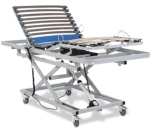 Letto assistenziale
con carrello elevatore 90x190