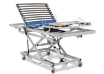 Letto assistenziale
con carrello elevatore 90×190